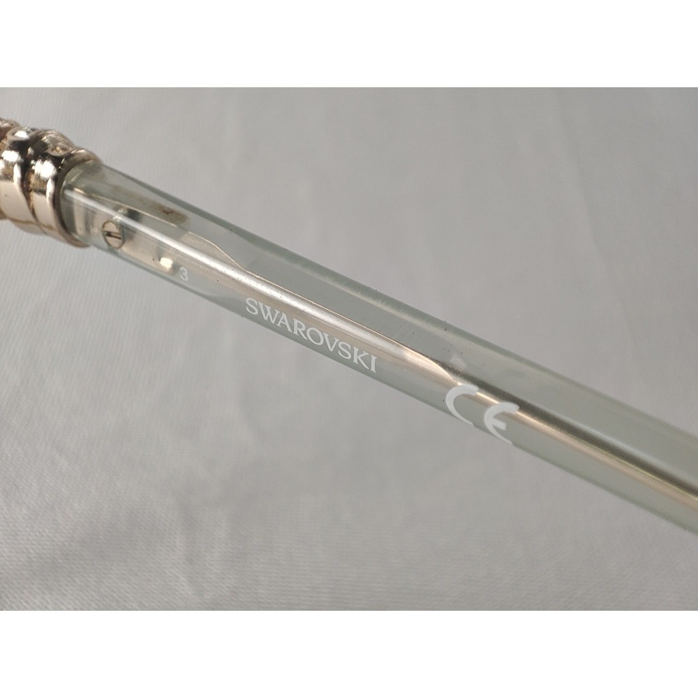 Swarovski SK5242-3 084 Marble Brown Eyeglass Frames 52-15-135 Crystal Hinge - Picture 8 of 11